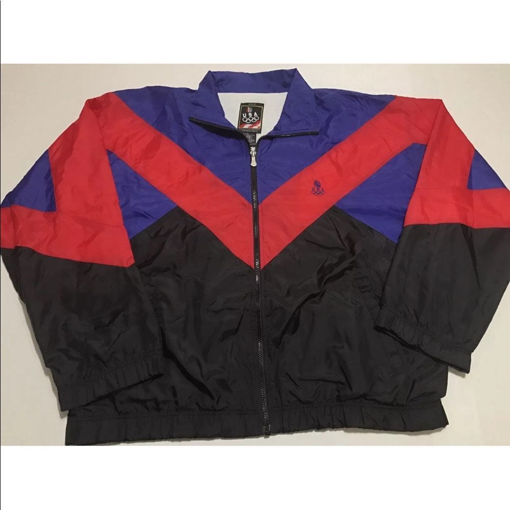 Vintage 1996 USA Team Olympics Windbreaker